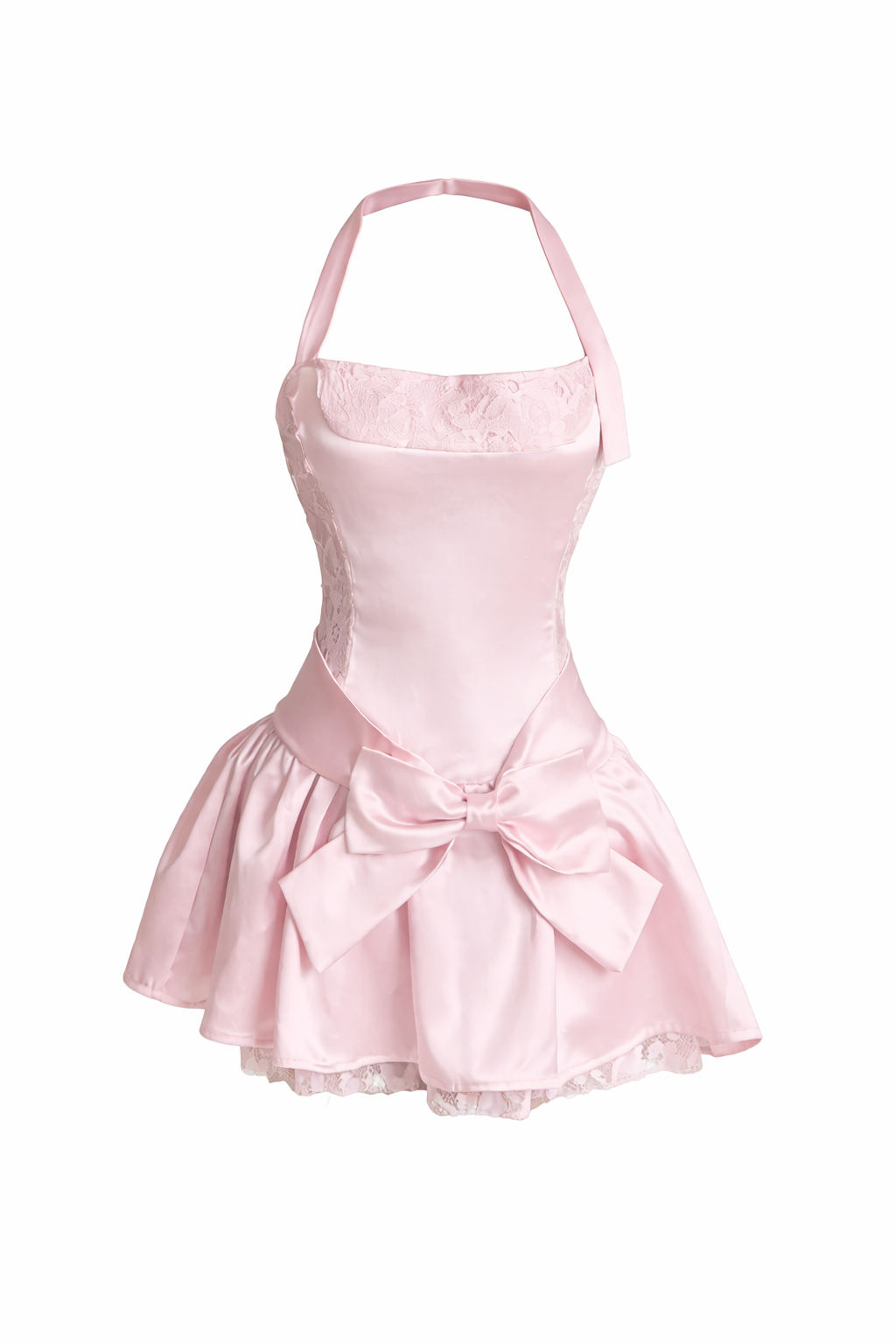Satin Sugar Bow Dress