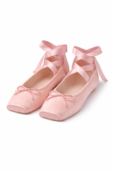 Coquette Lace-Up Ballet Shoes