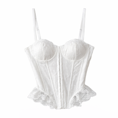 Porcelain Petal Corset