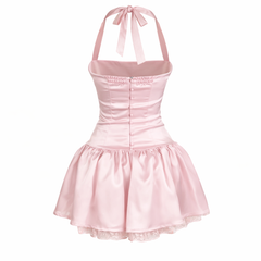 Satin Sugar Bow Dress