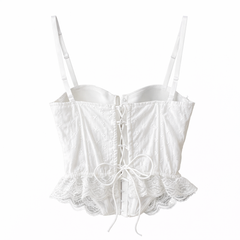 Porcelain Petal Corset