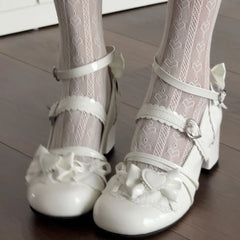 Sweetheart Lace Mary Janes