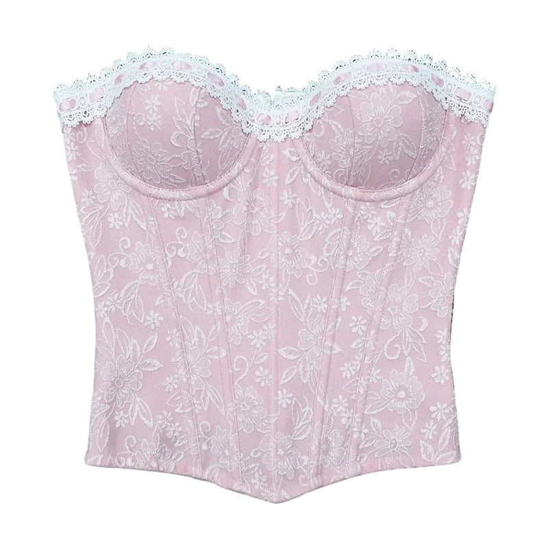 Blush Lace Muse Corset