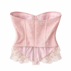 Blush Lace Corset